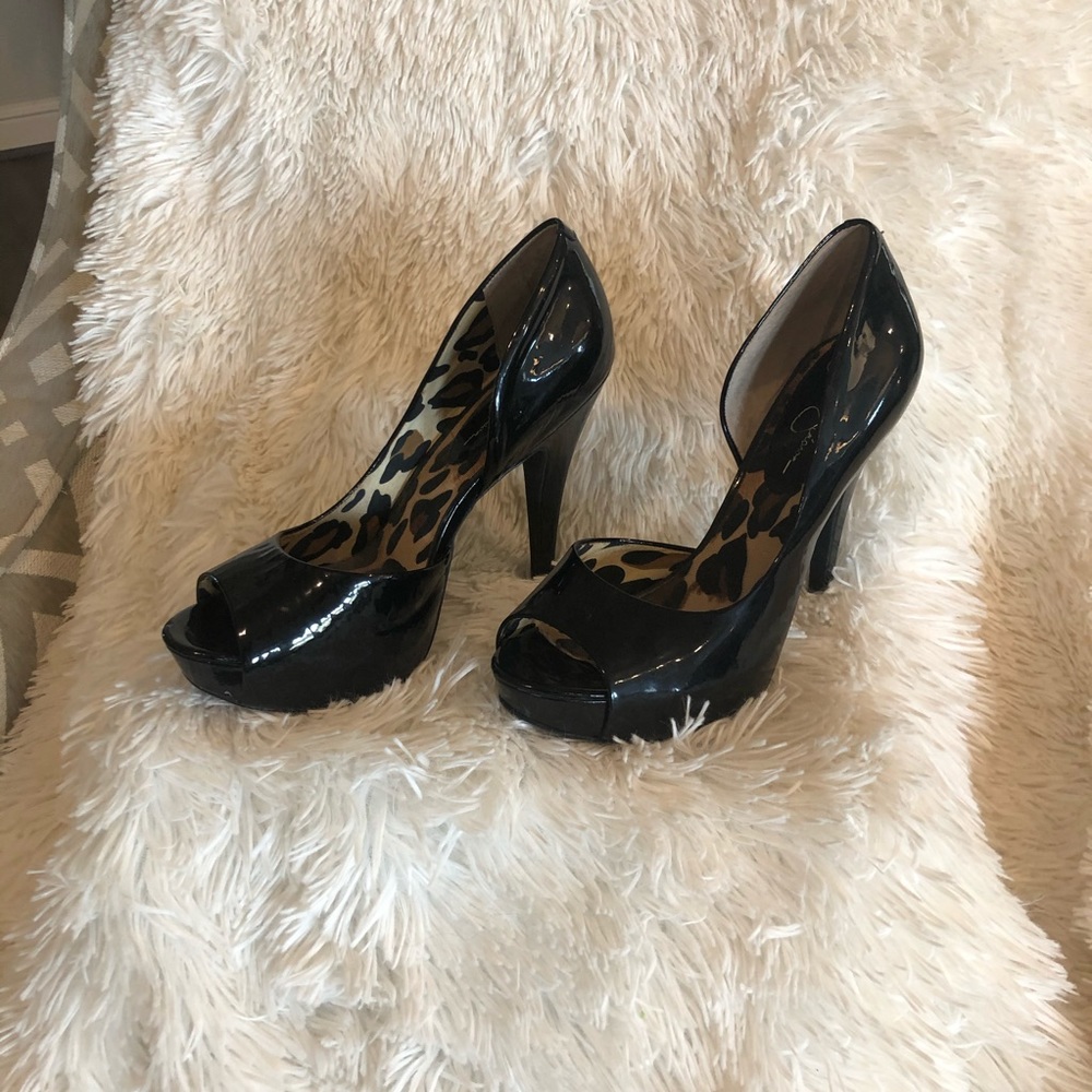 Jessica Simpson Black High Heels
